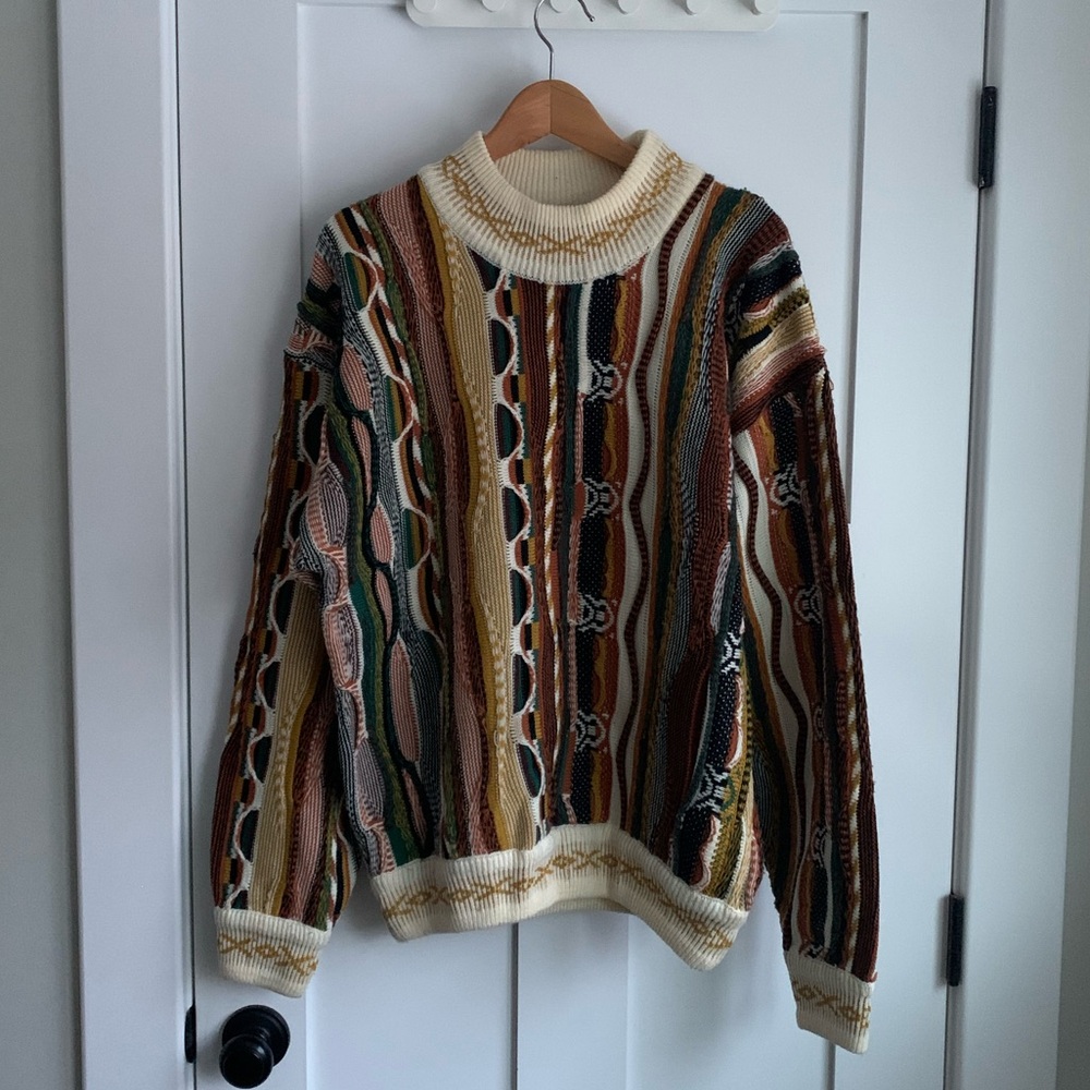 Vintage Multicolor Men's Sweater
